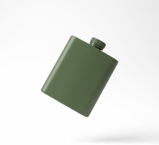 Green Flask Camping Bottle