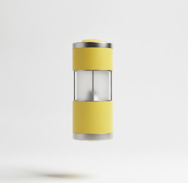 Yellow Cylinder Camping Light