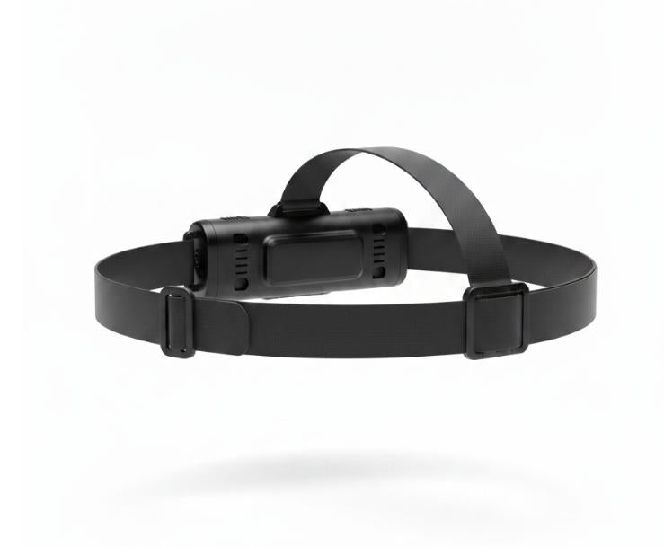 Black Linear Headlamp Light