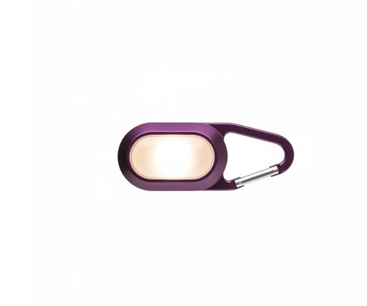 Purple Carabiner Camping Light