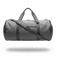 Gray Duffel Camping Bag
