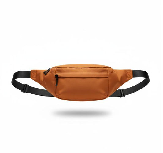 Orange Waist Camping Bag