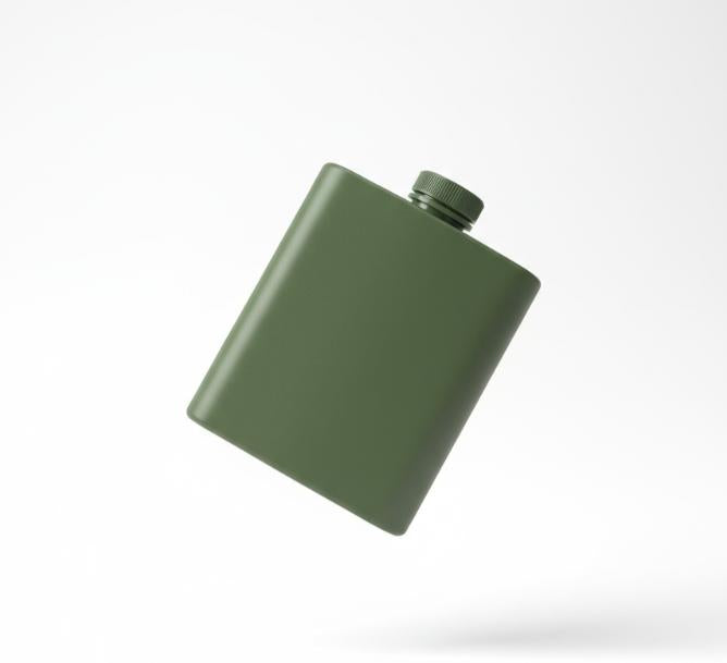 Green Flask Camping Bottle