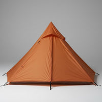 Orange Pyramid Camping Tent