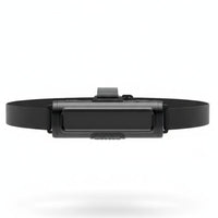 Black Linear Headlamp Light