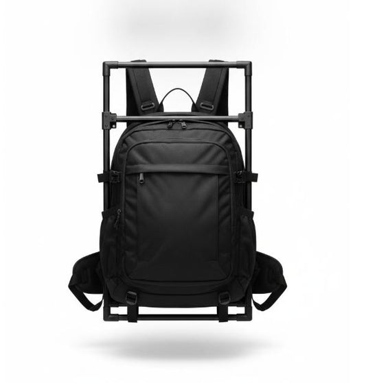 Black Frame Backpack Bag